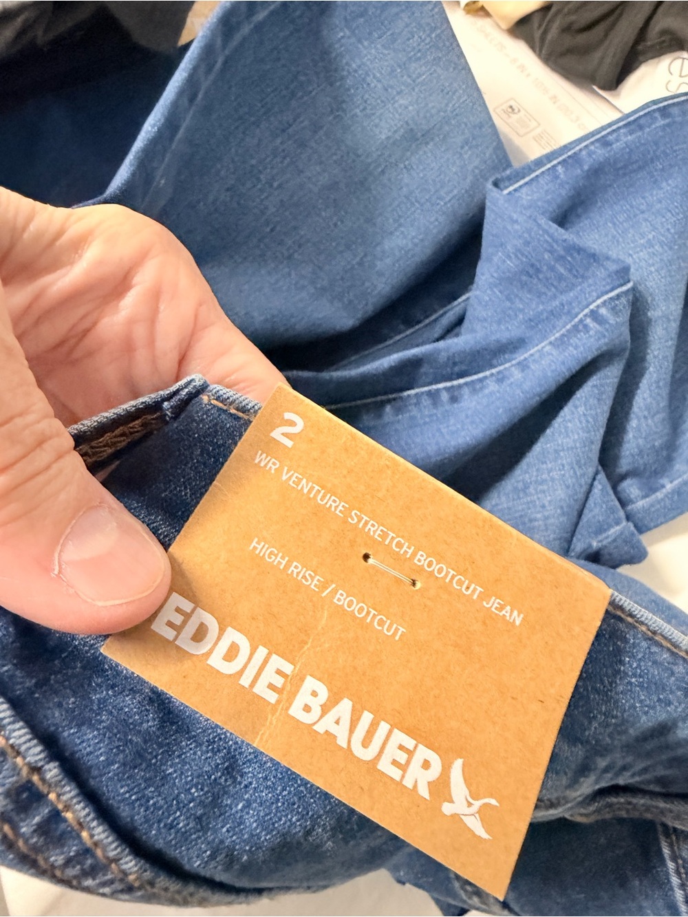 Eddie Bauer Denim Jeans in Medium Blue size 2 nwt